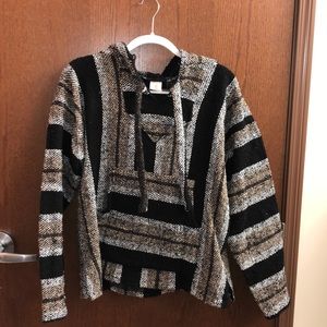 Black and Brown Drug Rug